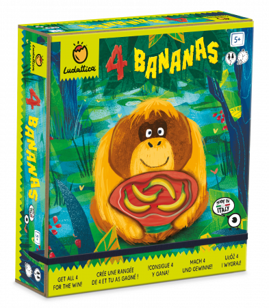 Vârsta - Joc de familie: 4 pe rand Banane, +5 ani