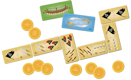 Joc de familie Risky Domino Pirati, Ludattica, 2-5 ani [1]