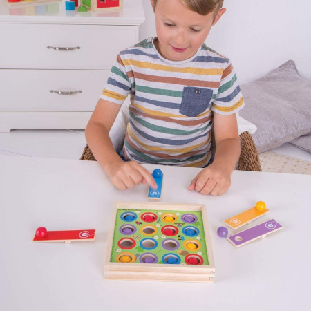 Joc de indemanare - Bilute saltarete, BIGJIGS Toys, +3 ani [2]