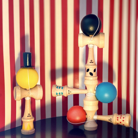 Joc de indemanare Kendama din lemn, Svoora, 6 ani+ [4]