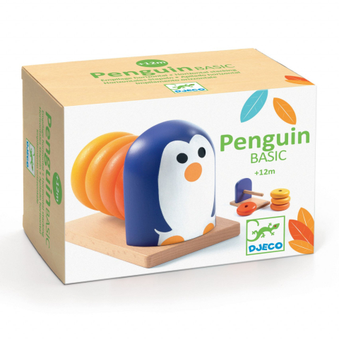 Jucarii copii 1-2 ani - Joc de indemanare Penguin Basic Djeco