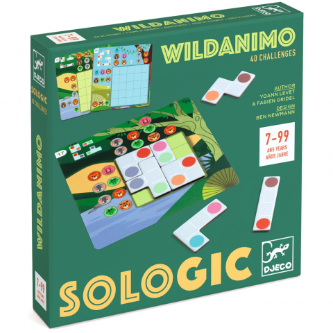 Jucarii copii 8-9 ani - Joc de logica Animale salbatice, Djeco