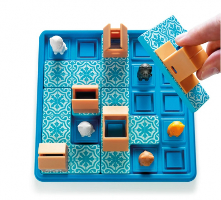 Smart Games - Cats and Boxes, joc de logica cu 60 de provocari, 7+ ani [2]