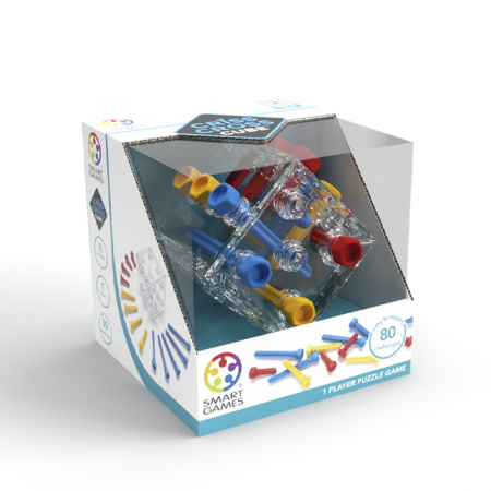 Vârsta - Smart Games - Criss Cross Cube, joc de logica cu 80 de provocari, 8+ ani
