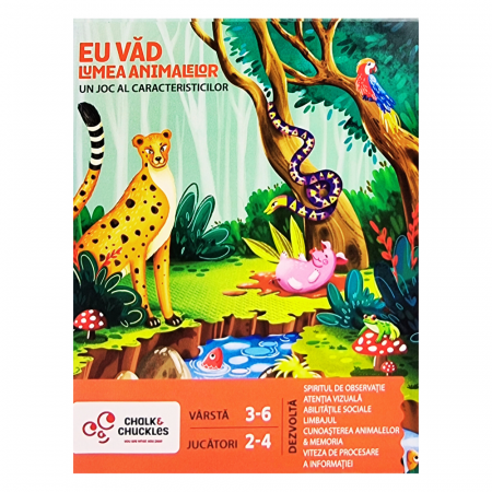 Jucarii copii 2-3 ani - Joc de logica - Eu vad - Lumea animalelor