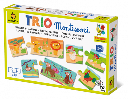 Joc de logica Montessori - Familii de Animale, Ludattica, 3 - 5 ani [1]