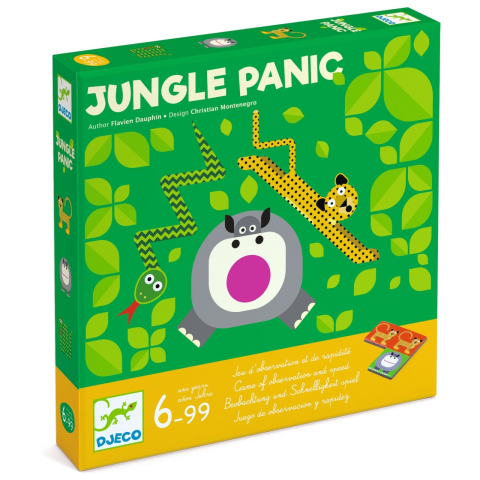 Jucarii copii 8-9 ani - Joc de logica Panica in jungla, Djeco, 6 - 9 ani