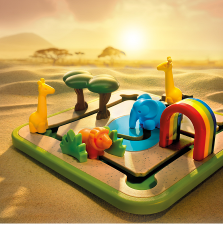 Smart Games - Safari Park Jr., joc de logica cu 60 de provocari, 3+ ani [1]
