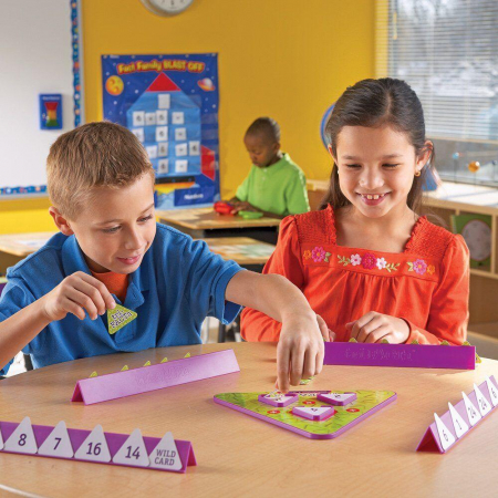 Joc de matematica tri-FACTa - Inmultiri si impartiri, Learning Resources, 8-9 ani + [2]