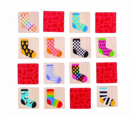 Joc de memorie - Ciorapeii mei, BIGJIGS Toys, 1-2 ani + [2]
