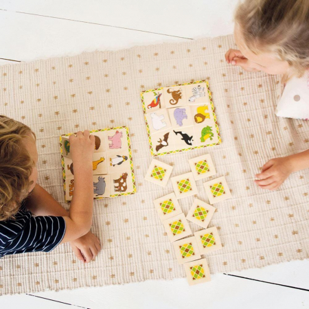 Joc de memorie - Loto, BIGJIGS Toys, 2-3 ani + [2]