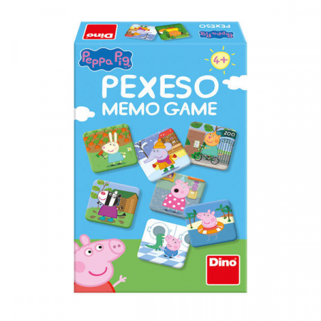 Jocuri inteligenta si memorie - Joc de memorie - Purcelusa Peppa, Dino, 4-5 ani +