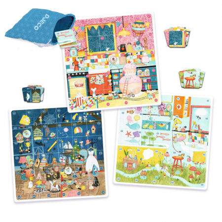 Joc de observatie si comunicare Katudi acasa, Djeco, 5-10 ani [1]