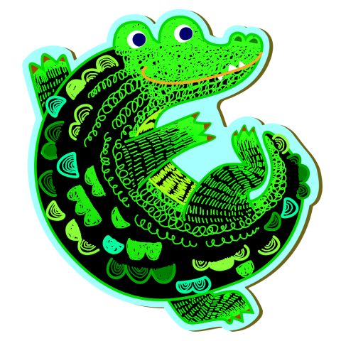 Joc de pescuit 2in1 razuibil - Scratch  N  Catch- Animale Jungla [6]