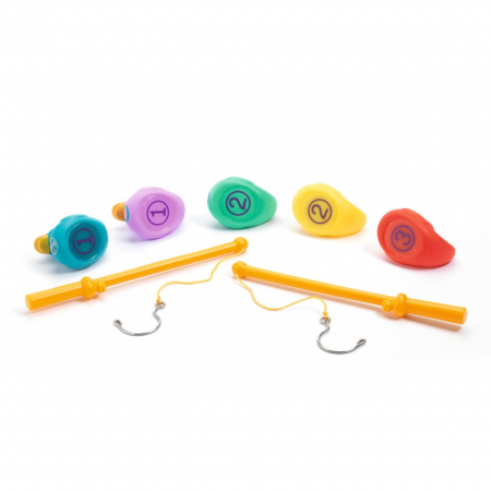 Joc de pescuit Ratuste colorate, Djeco, 2 ani+ [2]