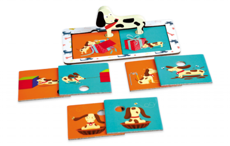 Joc de potrivire - Catelusul istet, Chalk and Chuckles, 2-3 ani + [1]