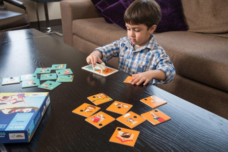 Joc de potrivire - Catelusul istet, Chalk and Chuckles, 2-3 ani + [2]