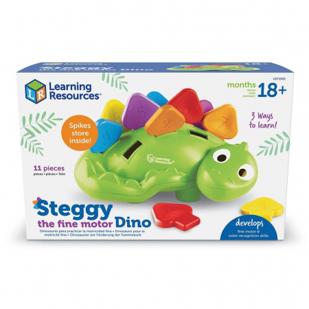 Joc de potrivire - Dinozaurul Steggy, Learning Resources, 1-2 ani + [4]