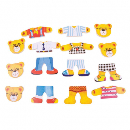 Joc de potrivire - Familia ursuletilor, BIGJIGS Toys, 2-3 ani + [2]