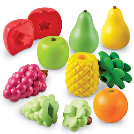 Gradinita si scoala - Joc de potrivire - Fructe colorate, Learning Resources, 2-3 ani +