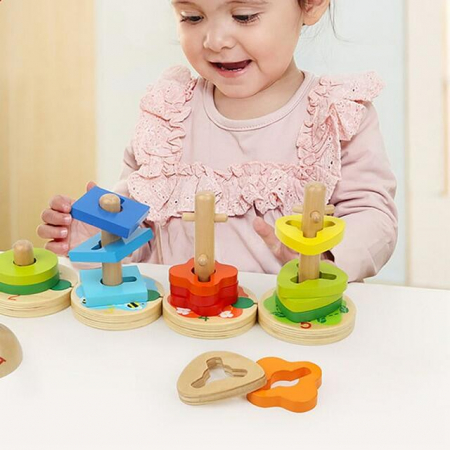 Joc de potrivire - Omiduta vesela, Topbright, 1-2 ani + [2]