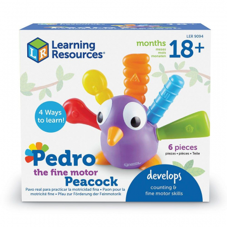 Joc de potrivire - Paunul Pedro, Learning Resources, 1-2 ani + [3]