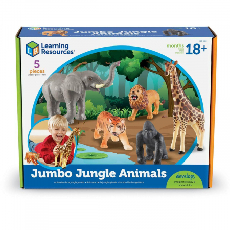 Joc de rol - Animalute din jungla, Learning Resources, 1-2 ani + [4]