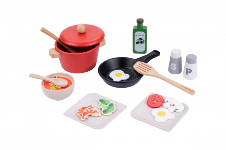 Joc de rol: Set de gătit din lemn [1]