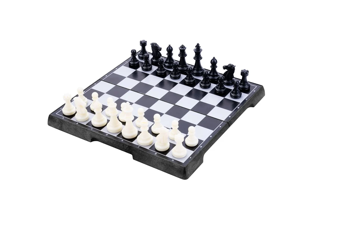 Jocuri de societate - Joc de șah magnetic în cutie 16 x 16 cm, varianta de calatorie