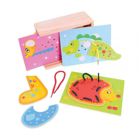 Cadouri copii - Joc de snuruit - Animalute, BIGJIGS Toys, 2-3 ani +