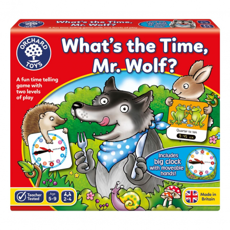 Joc de societate Cat Este Ceasul Domnule Lup WHAT'S THE TIME MR WOLF, Orchard Toys, 4-5 ani + [1]