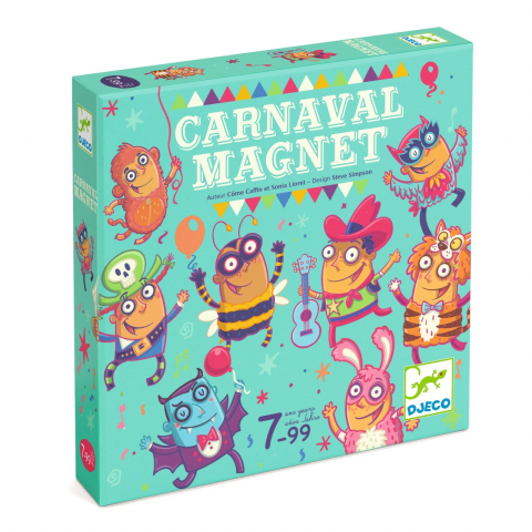 Joc de societate cu magnet Carnaval, Djeco, 7 ani+ [3]