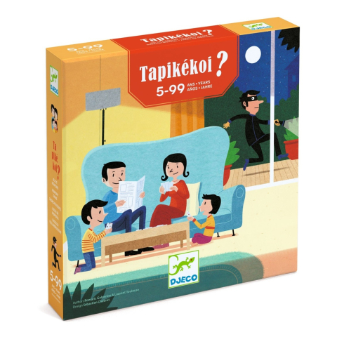 Vârsta - Joc de societate Djeco-Tapikekoi, Ce lipseste din casa?, 2-3 ani +