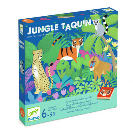 Vârsta - Joc de societate Jungle taquin, Djeco, 6 ani+