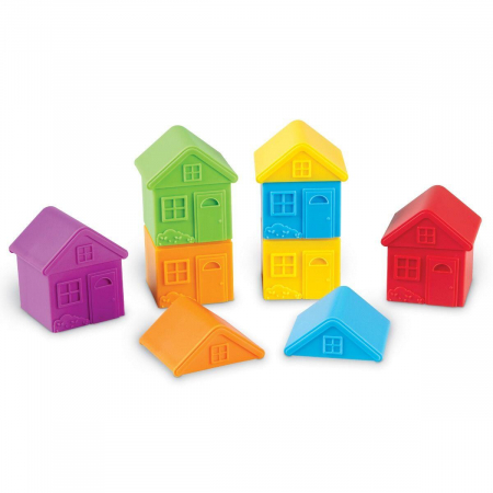 Joc de sortare - Casute colorate, Learning Resources, 2-3 ani + [3]