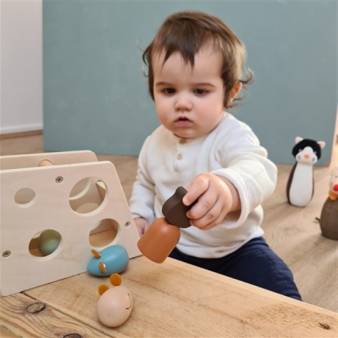 Joc de stivuire Cascavalul, Pisica si soriceii, Egmont toys, 0-1 ani + [1]