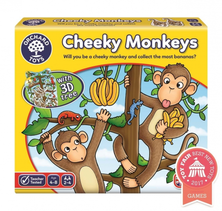 Joc educativ Cheeky Monkeys, Orchard Toys, 4-5 ani + [3]