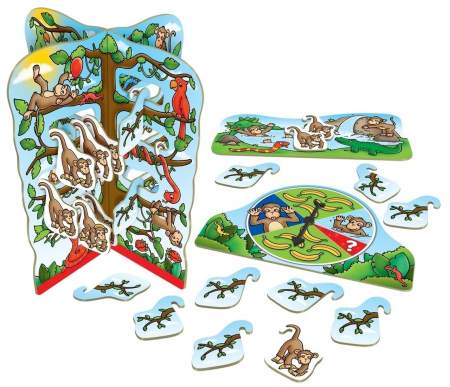 Joc educativ Cheeky Monkeys, Orchard Toys, 4-5 ani + [1]