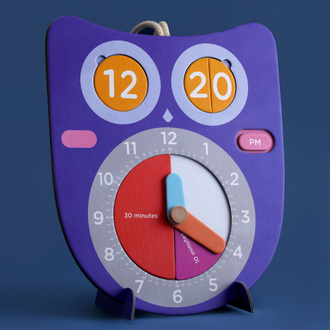 Joc educativ cu activitati, Invatam ceasul [2]