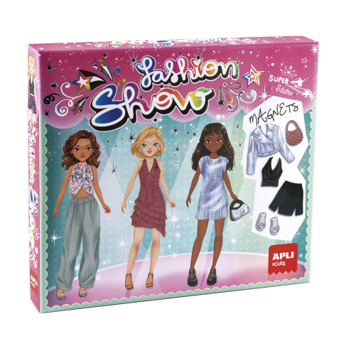 Vârsta - Joc educativ cu piese magnetice Imbraca personajul,  43 piese Apli Kids, +5 ani