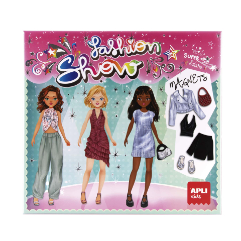 Joc educativ cu piese magnetice Imbraca personajul,  43 piese Apli Kids, +5 ani [1]