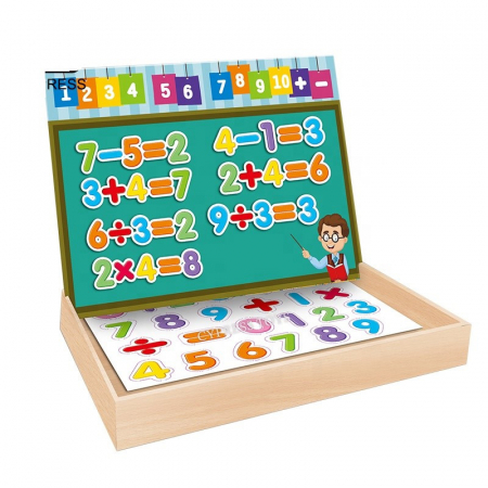Joc Educativ cu Tabla Magnetica si de Desenat - Cifre Magnetice, Cypress Toys, 3 ani+ [1]