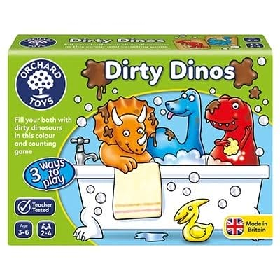 Joc educativ Dinozauri Murdari DIRTY DINOS, Orchard Toys, 2-3 ani + [1]