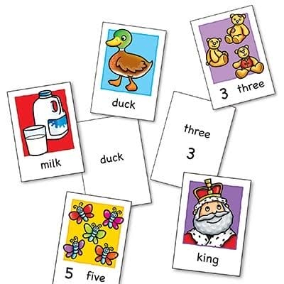 Joc educativ in limba engleza Cartonase FLASHCARDS, Orchard Toys, 2-3 ani + [1]