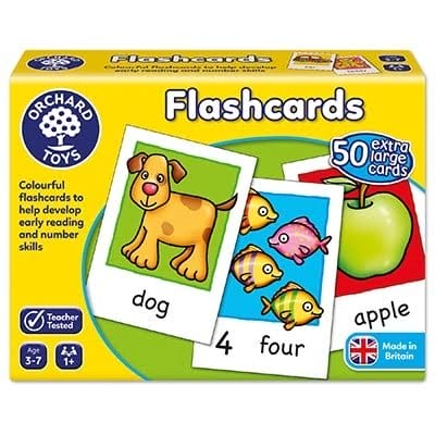 Jucarii copii 2-3 ani - Joc educativ in limba engleza Cartonase FLASHCARDS, Orchard Toys, 2-3 ani +
