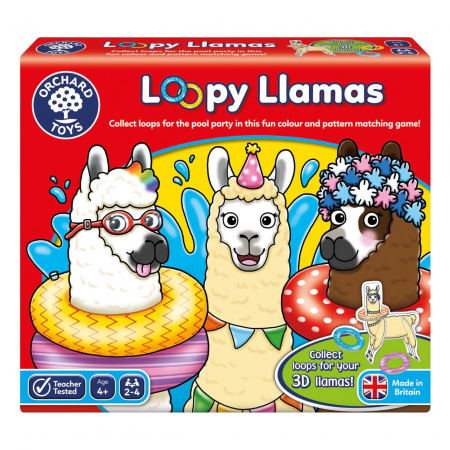 Produse - Joc educativ Lame cu colaci LOOPY LLAMAS, Orchard Toys, 4-5 ani +