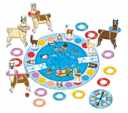 Joc educativ Lame cu colaci LOOPY LLAMAS, Orchard Toys, 4-5 ani + [2]