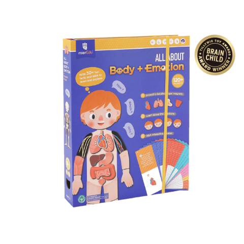Jucarii si jocuri copii - Joc educativ magnetic - Totul despre Corp si Emotii