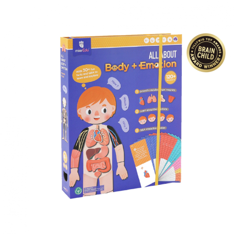 Jucarii si jocuri copii - Joc educativ magnetic - Totul despre Corp si Emotii