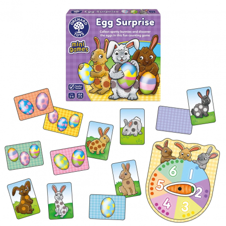 Joc educativ Oua cu Surprize EGG SURPRISE, Orchard Toys, 2-3 ani + [2]